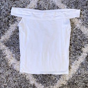 White off the shoulder top